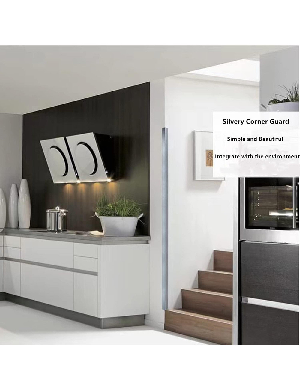 ALUMINIUM ANGLE TRIM GREY 15 X 15 MM