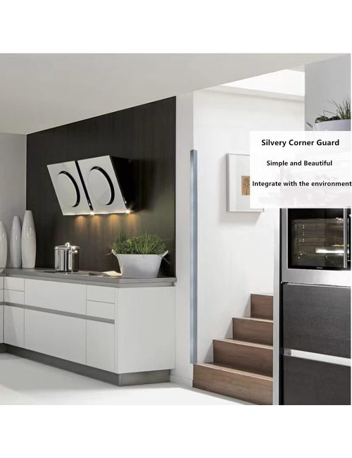 ALUMINIUM ANGLE TRIM GREY 15 X 15 MM