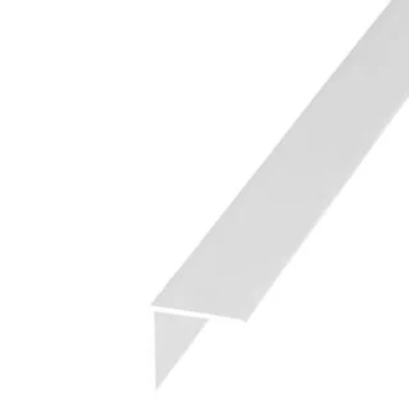 ALUMINIUM ANGLE TRIM WHITE 20 X 20 MM X 3 MTR