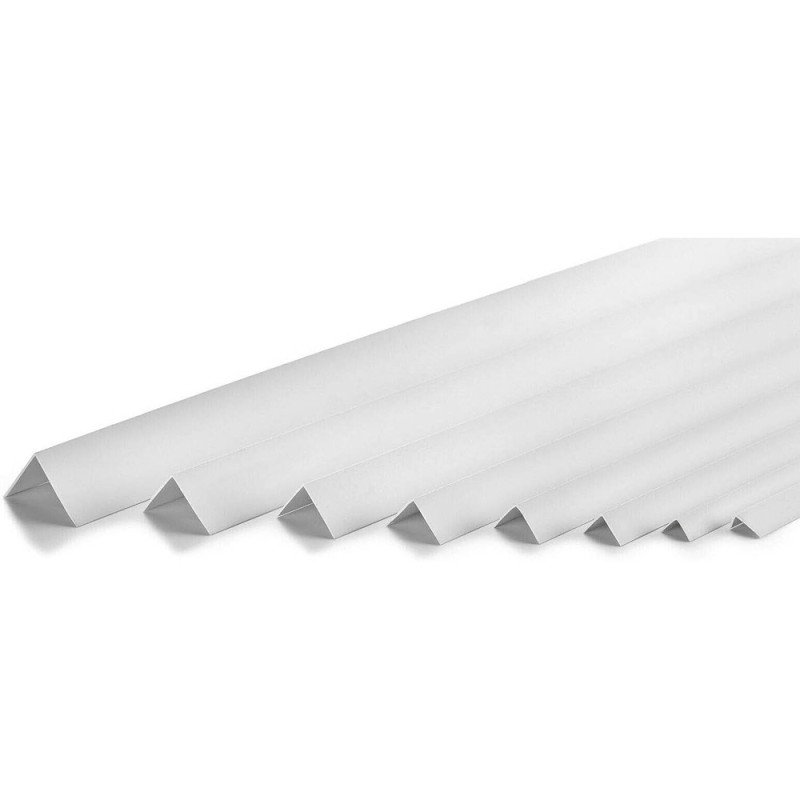 ALUMINIUM ANGLE TRIM WHITE 20 X 20 MM X 3 MTR