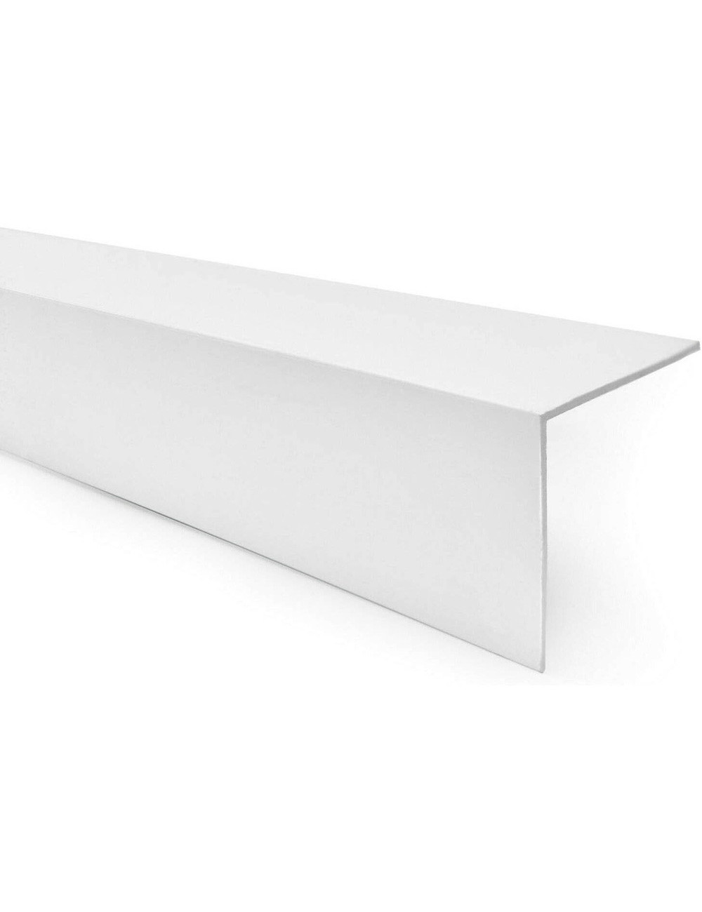 ALUMINIUM ANGLE TRIM WHITE 25 X 25 MM X 3 MTR