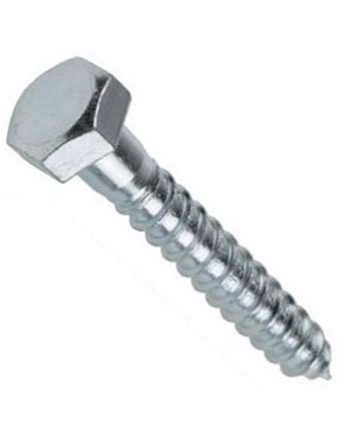 برغي تلفون 3/8"×60 10ملي جلفنايز TWN