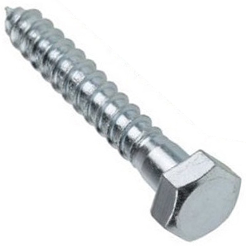 برغي تلفون 3/8"×60 10ملي جلفنايز TWN