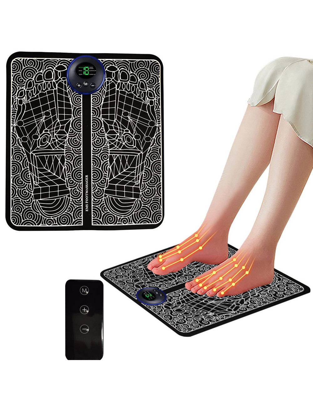 FOOT MASSAGER WITH REMOTE