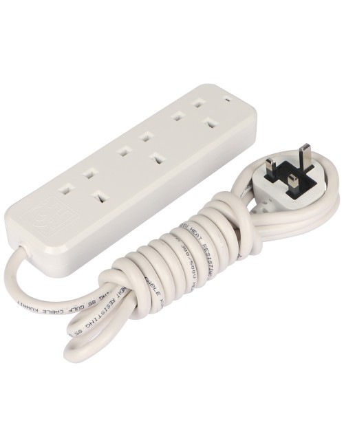 VOLT موزع كهرباء 3 فتحة × 3 متر ابيض