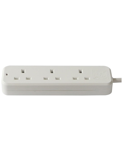 VOLT موزع كهرباء 3 فتحة × 5 متر ابيض