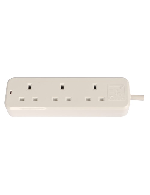 VOLT موزع كهرباء 3 فتحة × 3 متر ابيض