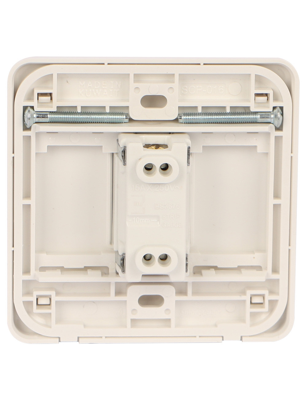 VOLT 1 SINGLE SWITCH WHITE