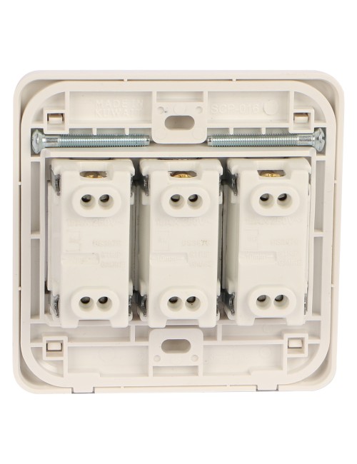 VOLT 3 TRIPLE SWITCH WHITE