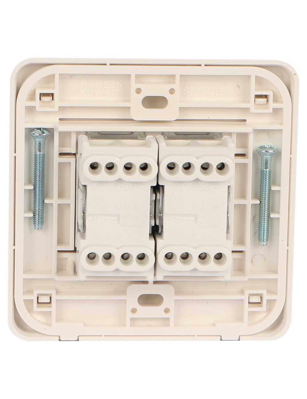 سويتش رباعي ابيض 4 VOLT