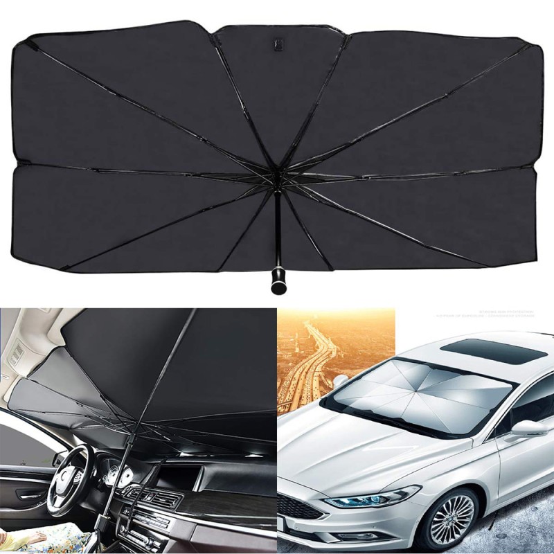 FOLDABLE CAR WINDSHEILD SUNSHADE UMBRELLA
