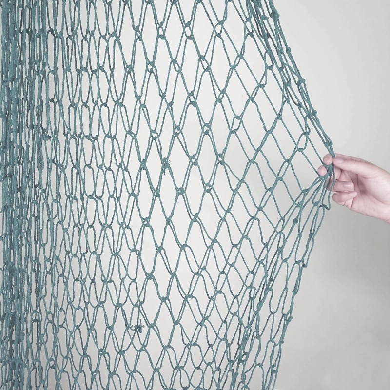 NYLON DECORATION NET 15PLY 1-1/2" FULL MESH GREY 30 MTR