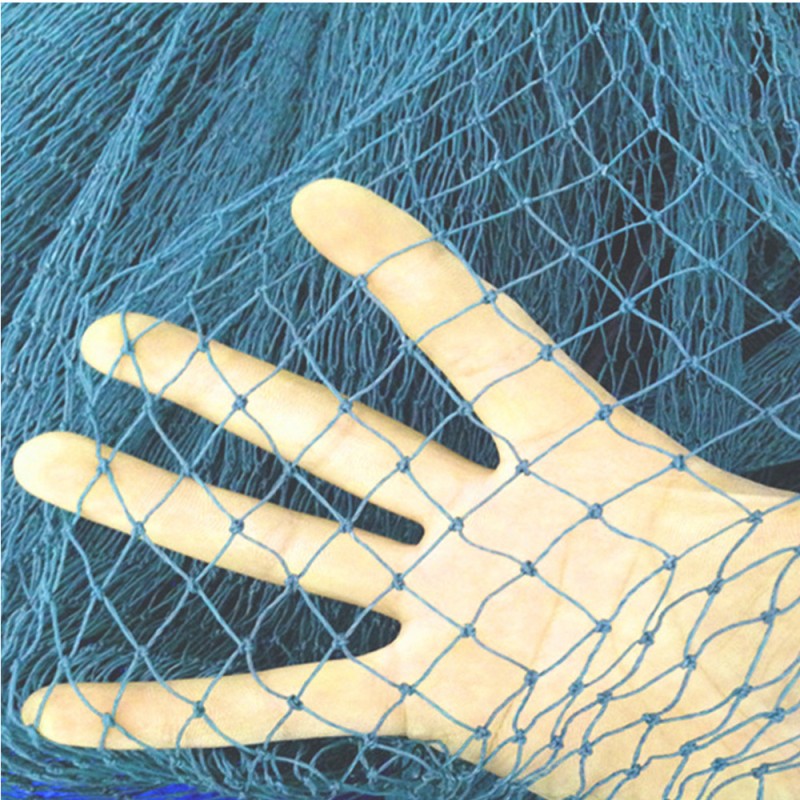 NYLON DECORATION NET 210D/15PLY 3/4" 80MD X 100FT BLUE