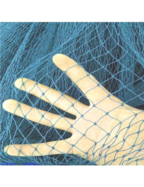 NYLON DECORATION NET 210D/15PLY 3/4" 80MD X 100FT BLUE