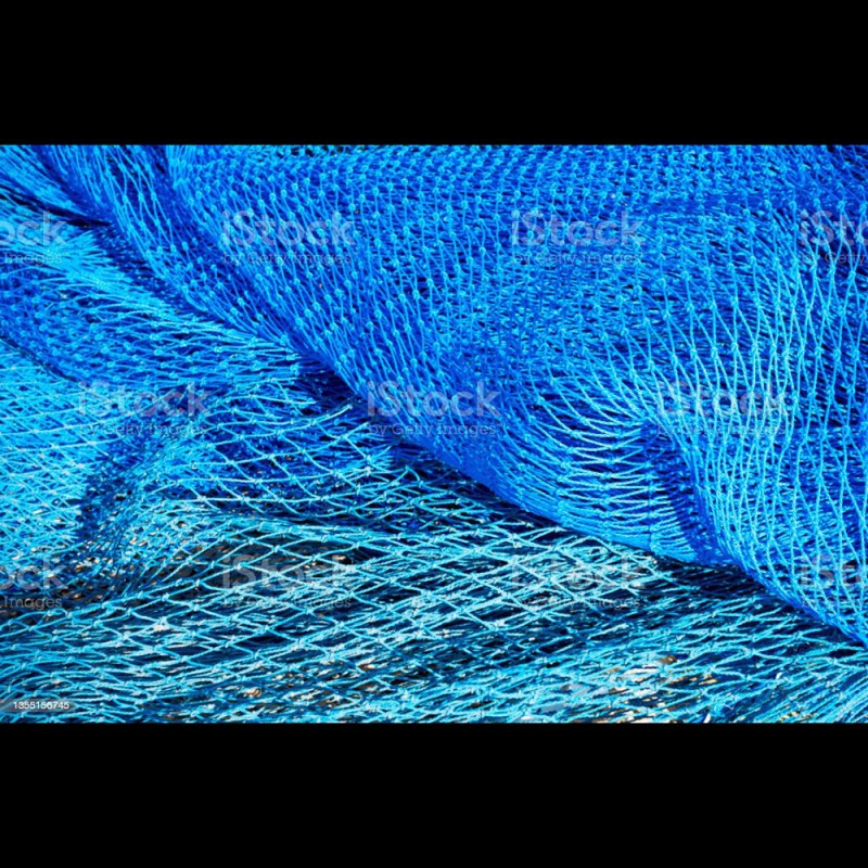 NYLON DECORATION NET 210D/15PLY 3/4" 80MD X 100FT BLUE