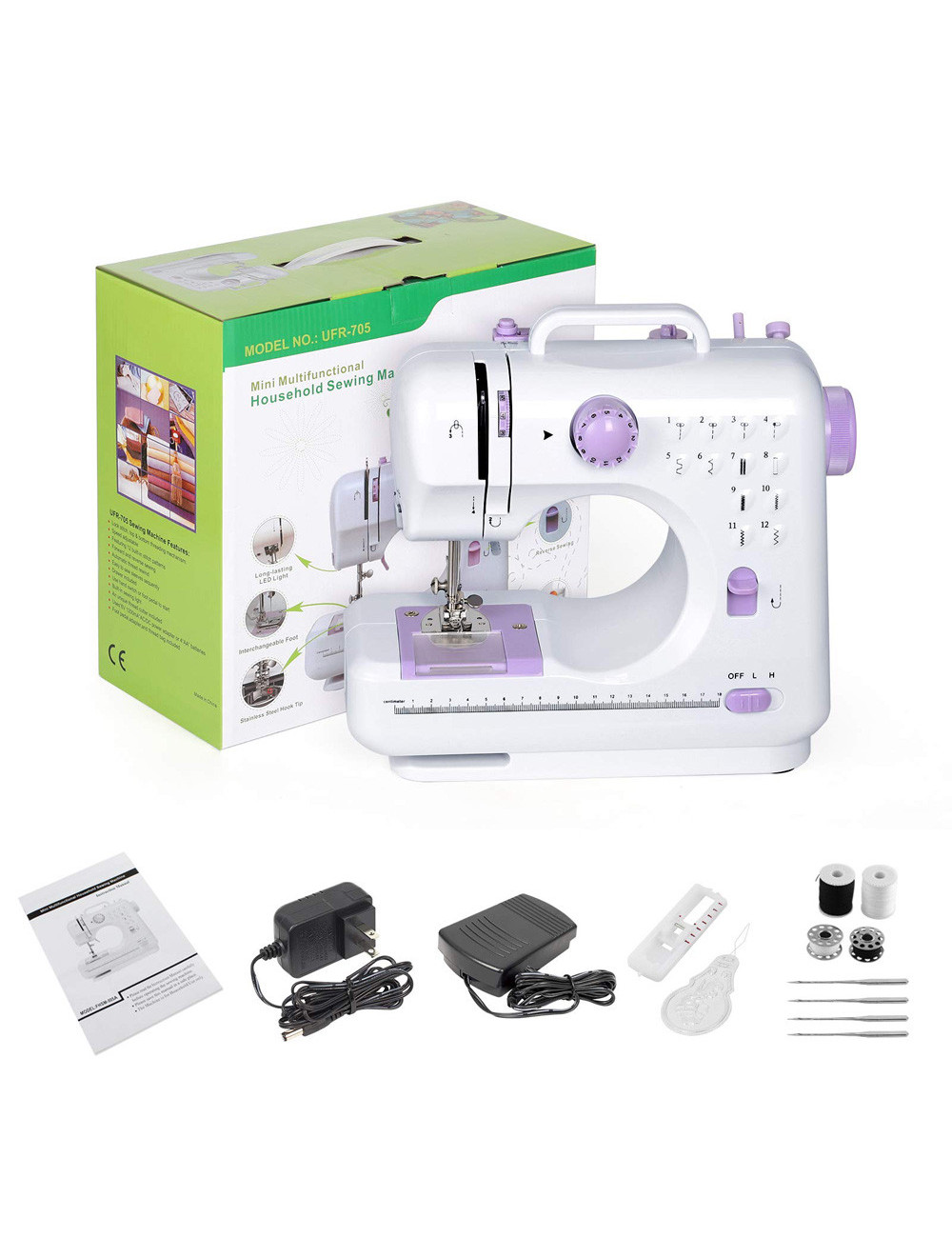 MM-SP SEWING MACHINE 9W H.D ماكينة خياطة كهرباء