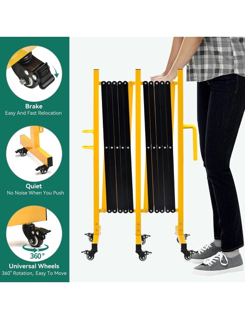 SP-MEB-05 METAL FOLDABLE & EXPANDABLE BARRICADE 95CM x 5 MTR