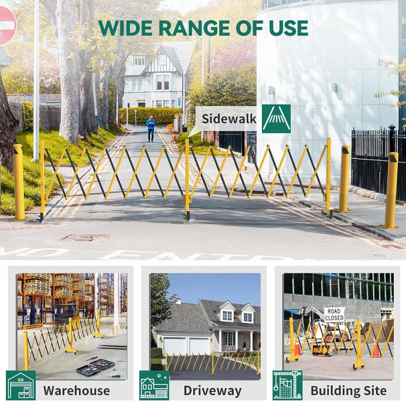 SP-MEB-05 METAL FOLDABLE & EXPANDABLE BARRICADE 95CM x 5 MTR