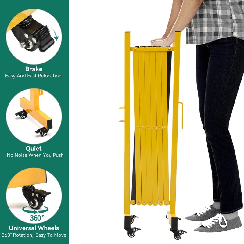 SP-MEB-02 METAL FOLDABLE & EXPANDABLE BARRICADE 95CM x 2.5 MTR
