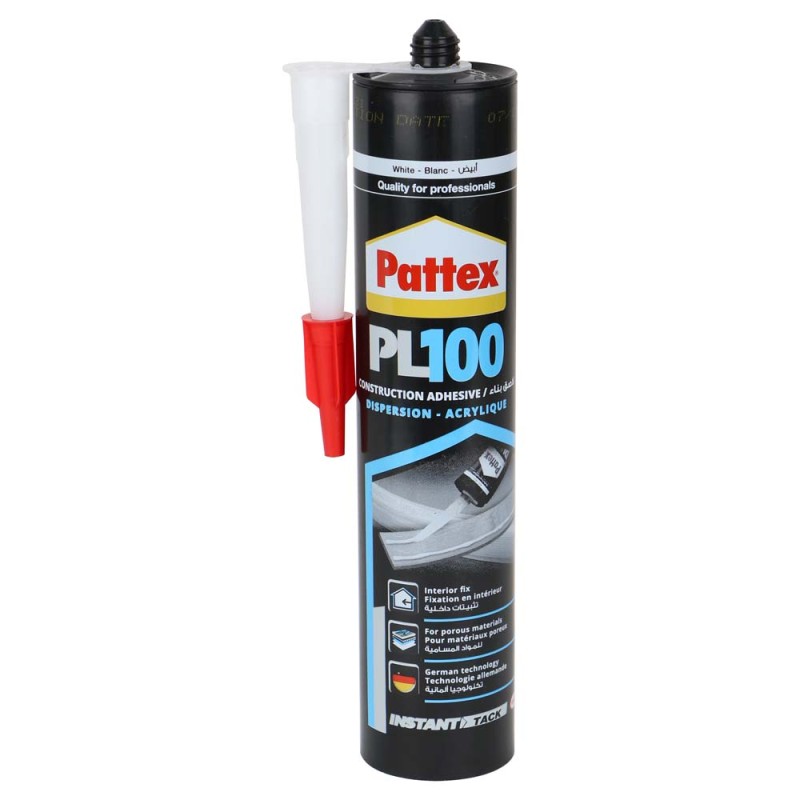 PATTE x PL100 CONSTRUCTION ADHESIVE INTERIOR WHITE 380 GMS