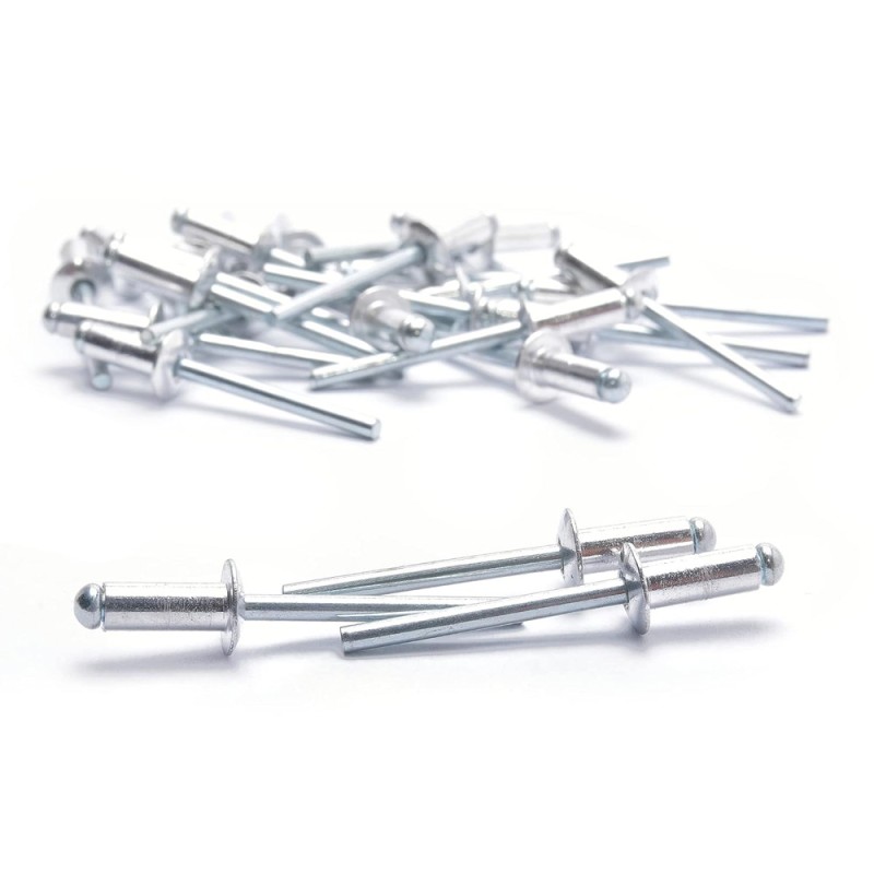 BLIND ALUMINIUM RIVET SILVER 4 x 11.4 MM