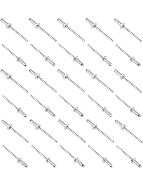 BLIND ALUMINIUM RIVET SILVER 3.2 x 8 MM