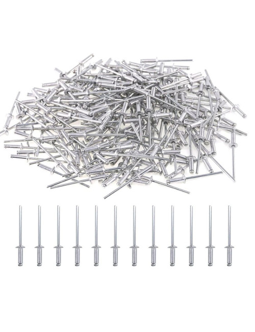 BLIND ALUMINIUM RIVET SILVER 3.2 x 8 MM