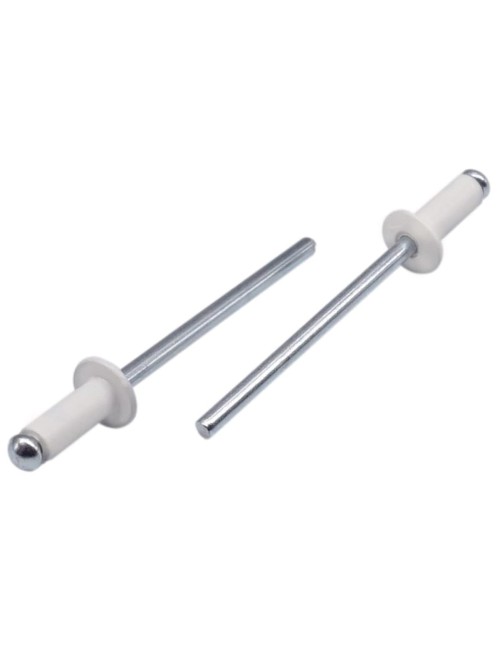 BLIND ALUMINIUM RIVET WHITE 3.2 x 8 MM