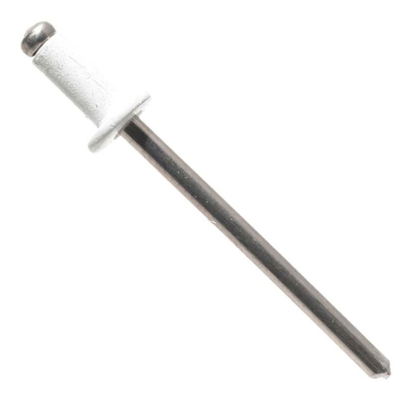 BLIND ALUMINIUM RIVET WHITE 3.2 x 7.4 MM