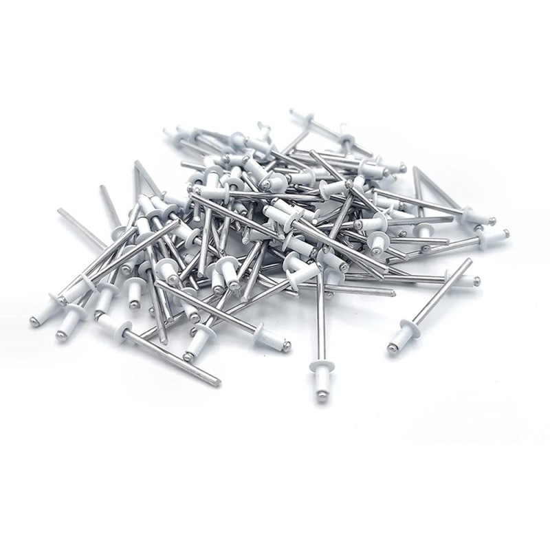 BLIND ALUMINIUM RIVET WHITE 3.2 x 7.4 MM
