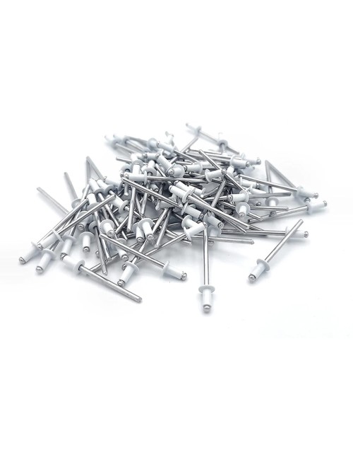 BLIND ALUMINIUM RIVET WHITE 3.2 x 7.4 MM