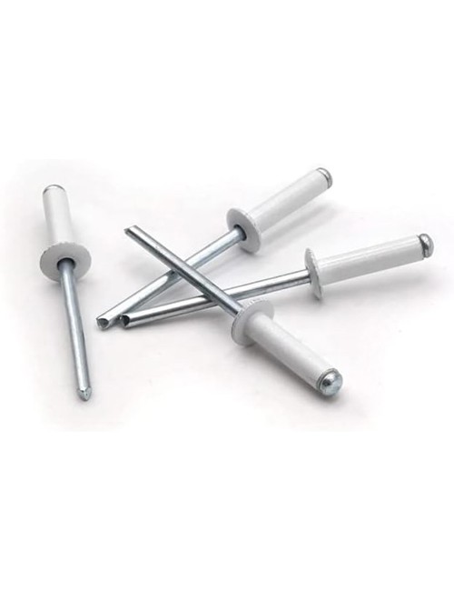 BLIND ALUMINIUM RIVET WHITE 3.2 x 10 MM
