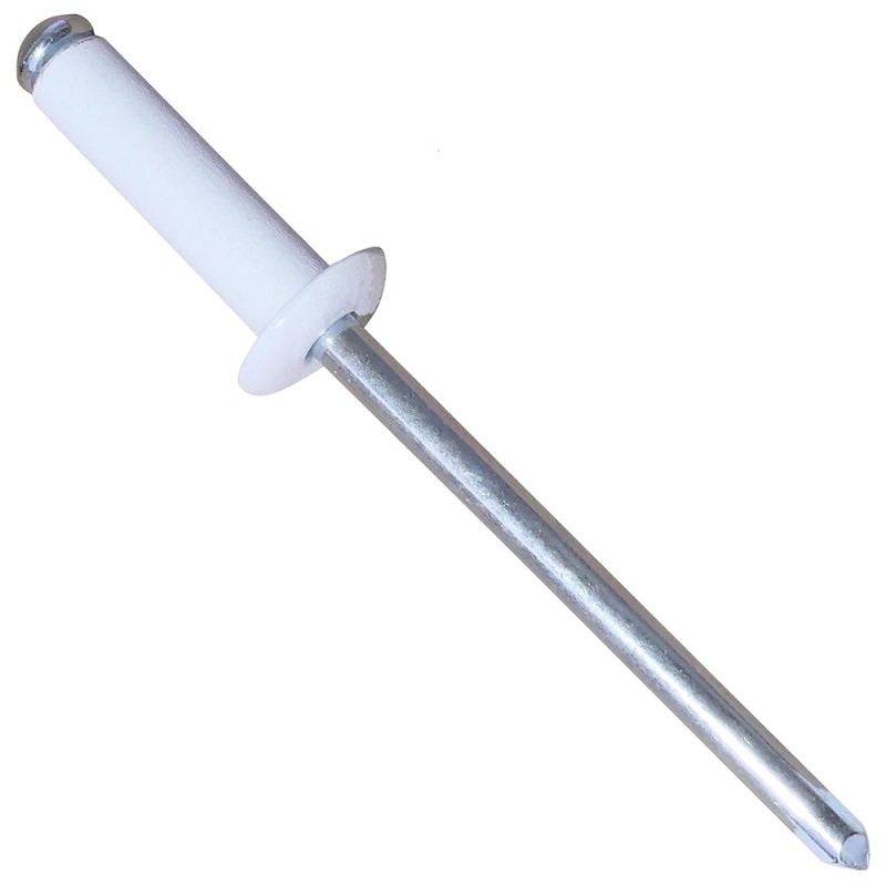 BLIND ALUMINIUM RIVET WHITE 3.2 x 11.5 MM