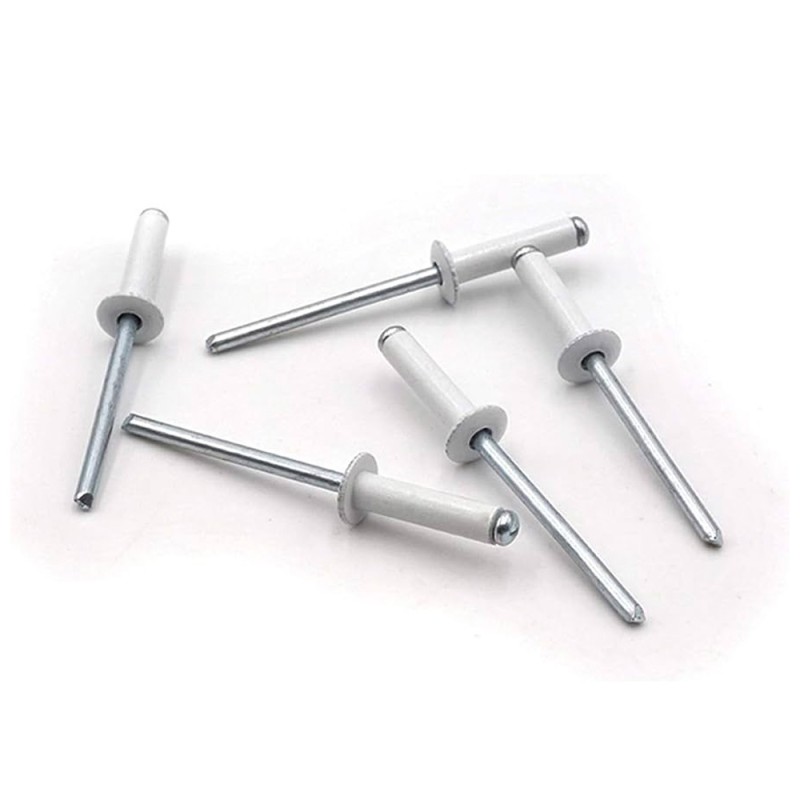 BLIND ALUMINIUM RIVET WHITE 3.2 x 11.5 MM