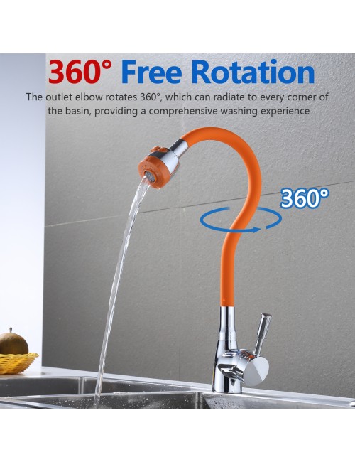 FLEXIBLE SPOUT FOR SINK MIXTURE