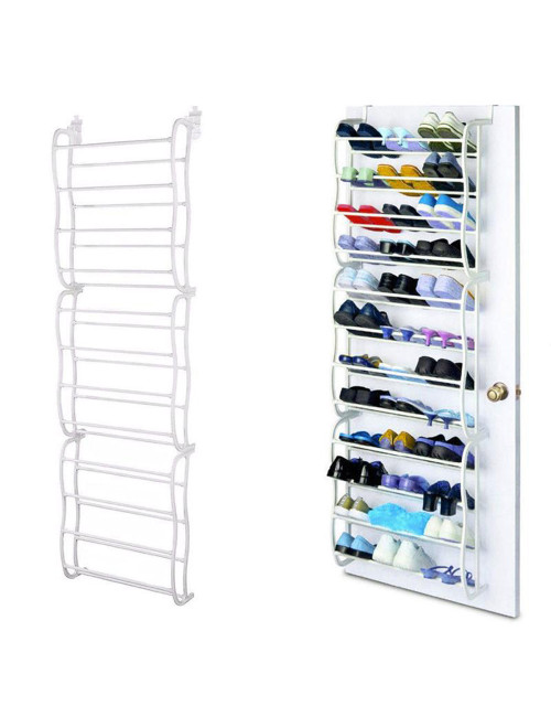 DOOR MOUNTED PLASTIC SHOE RACK