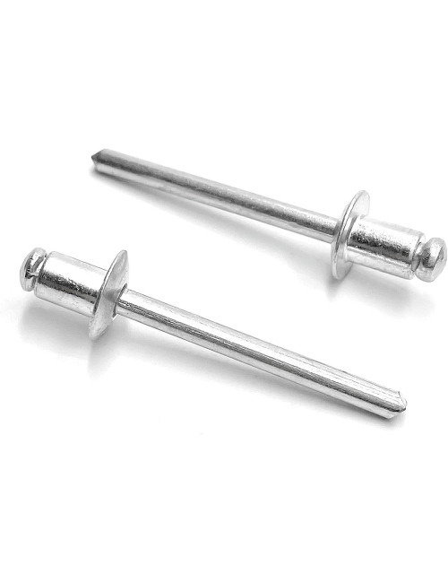 BLIND ALUMINIUM RIVET SILVER 4 x 8 MM