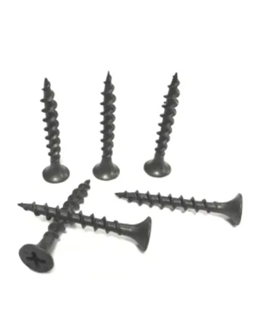 PHILLIPS BUGLE HEAD DRYWALL SCREW BLACK 2-1/2" × 6
