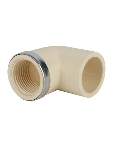 CPVC ELBOW THREAD PLASTIC "1.1/2