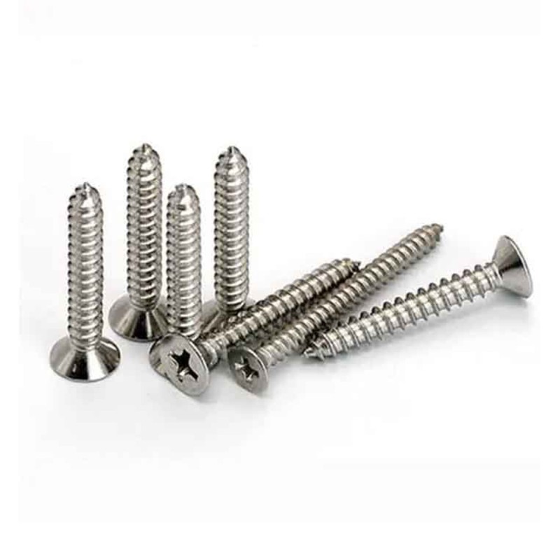 برغي سن صاج استيل راس فلات 3.5×38