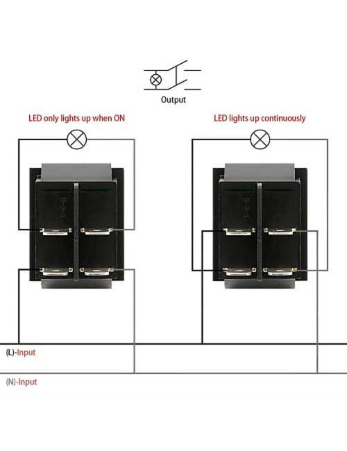 LFSW1-YELLOW MACHINE SWITCH SQUARE YELLOW 2 PIN 15A