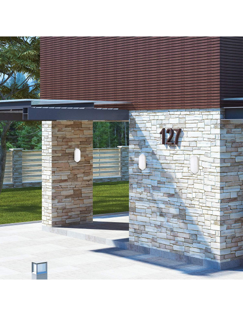 ALANWAR IP-65 LED OUTDOOR WALL LIGHT 30/50W WHITE
