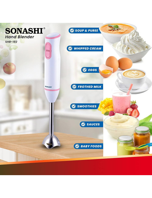 SHB-182 SONASHI HAND BLENDER STEEL SHAFT