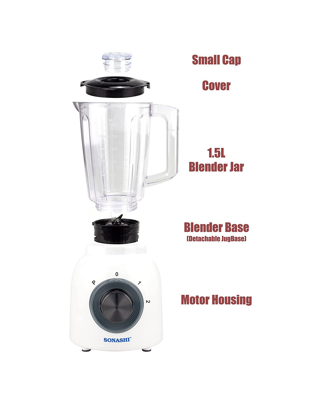SB-161 SONASHI 2IN1 MIXER GRINDER