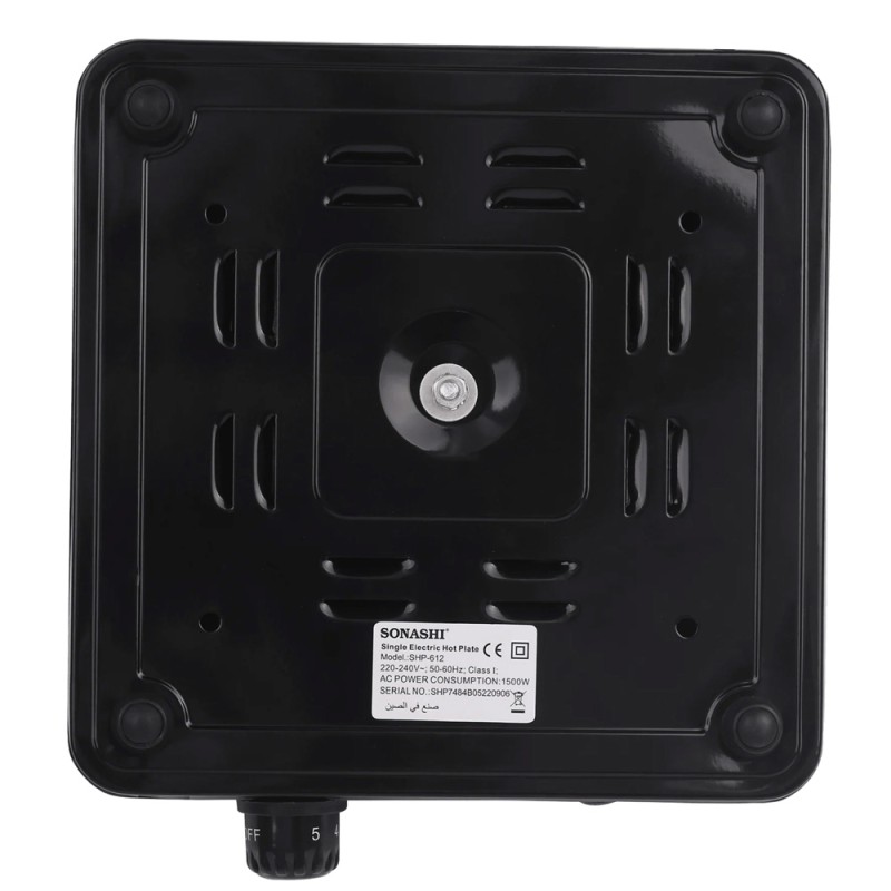SHP-612 SONASHI SINGLE HOT PLATE