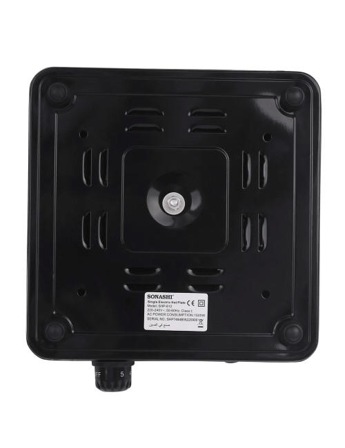 SHP-612 SONASHI SINGLE HOT PLATE