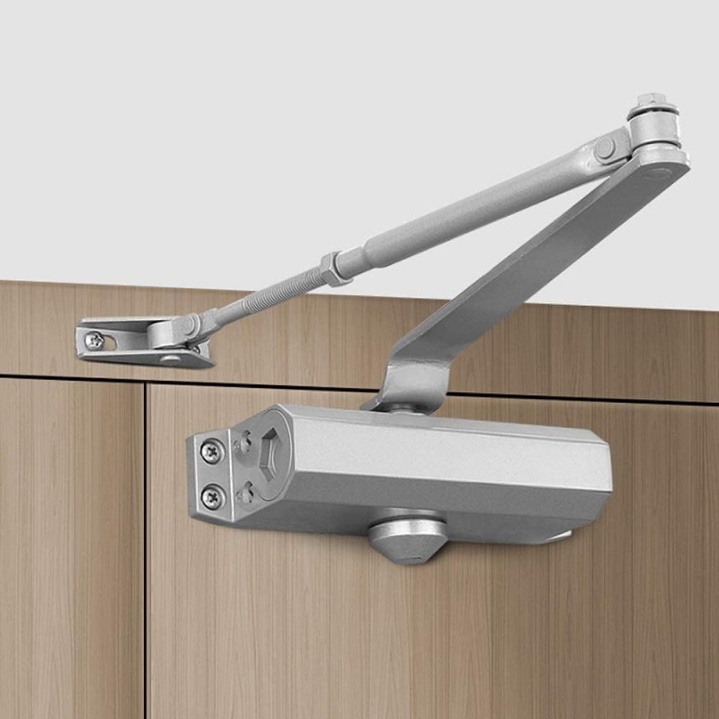 ALUMINIUM DOOR CLOSER BIG SILVER