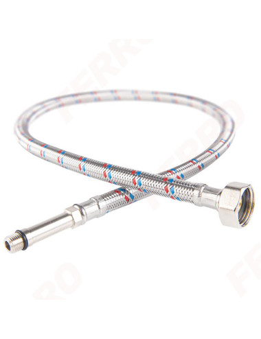 FLEXIBLE MIXER CONNECTION PIPE 3/8 x 1/2 -60 CM