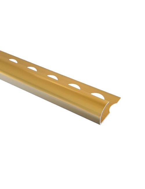 HYU-12-055 ALUMINIUM TILE TRIM GOLD 12 MM