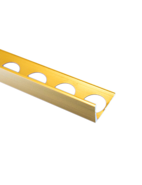 HL-8 ALUMINIUM FLOOR TRIM GOLD 8 MM x 3 MTR